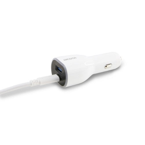 DICOTA D31932 mobile device charger Laptop, Smartphone, Tablet White Cigar lighter Auto