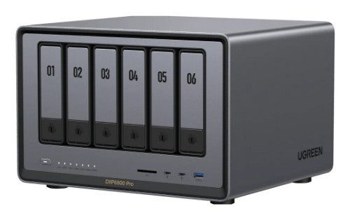 Ugreen NASync DXP6800 Pro NAS Compact Intel® Core™ i5 i5-1235U 8 GB DDR5 UGOS Pro Black