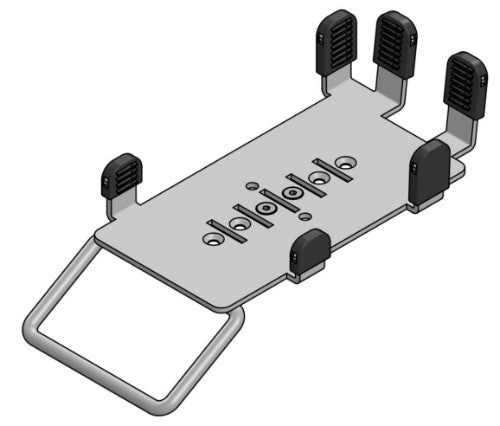 Ergonomic Solutions SpacePole Payment Verifone P200 & P400 MultiGrip™ (with handle)