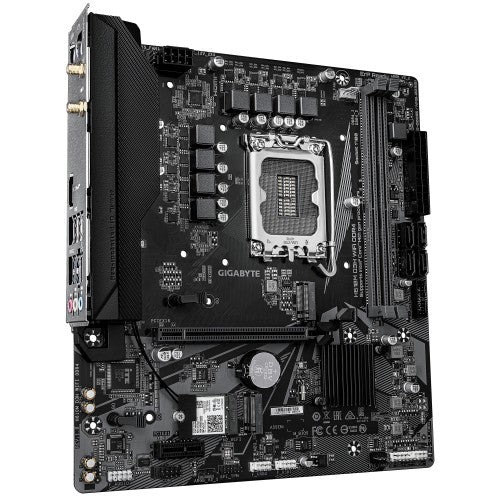GIGABYTE H610M D3H WIFI DDR4 Motherboard - Supports 14th Gen. Intel Core CPUs, 6+1+1 phases VRM, up to 3200MHz DDR4, 2xPCIe 3.0 M.2, WIFI 5, 1GbE LAN, USB 3.2 Gen 1