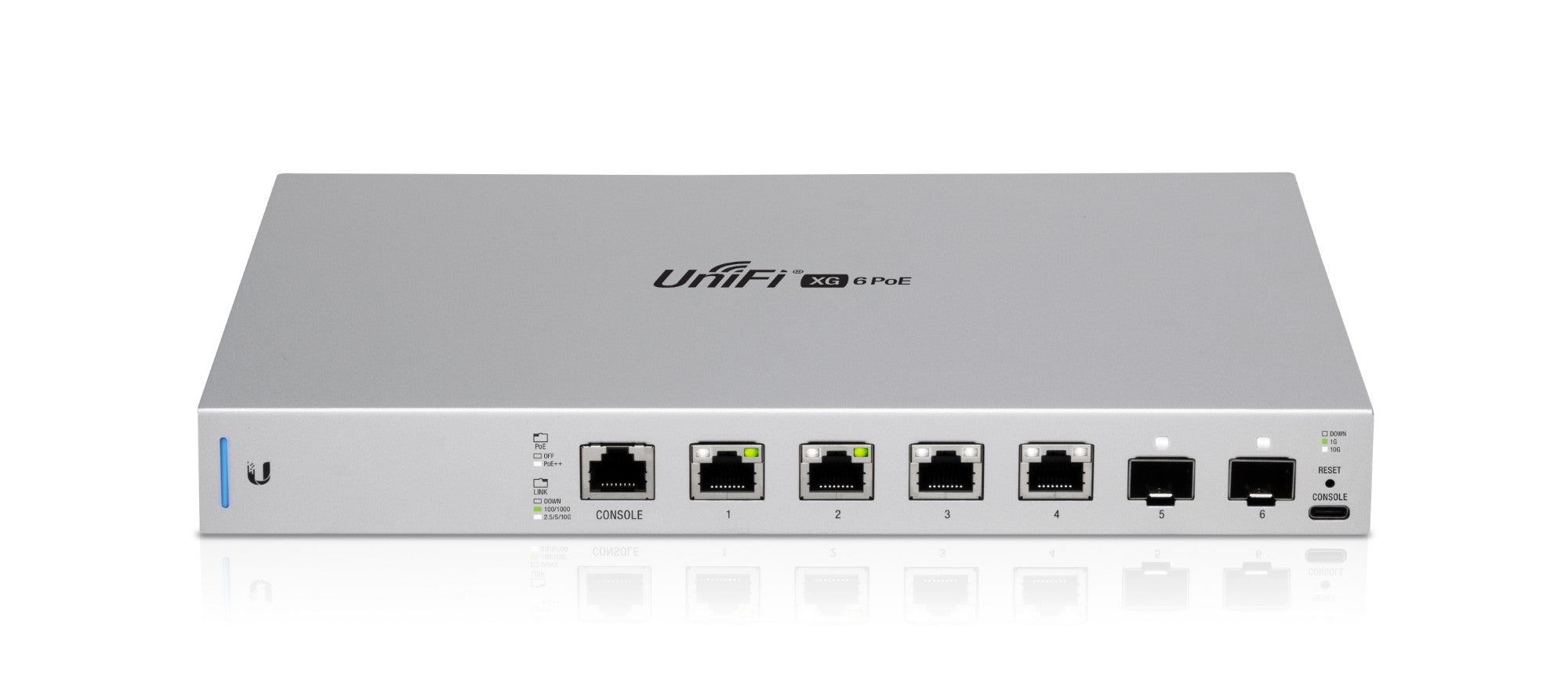 Ubiquiti UniFi US-XG-6POE network switch Managed 10G Ethernet (100/1000/10000) Power over Ethernet (PoE) 1U Grey