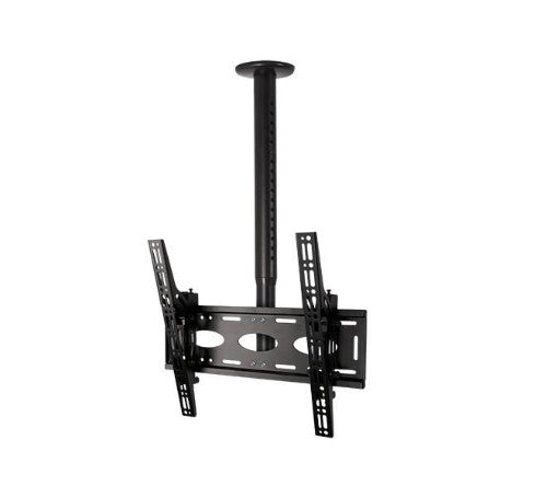 B-Tech Telescopic Universal Flat Screen Ceiling Mount with Tilt (VESA 600 x 400) - 0.6m to 1m Ø50mm Pole