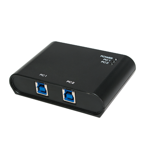 LogiLink UA0216 interface hub USB 3.2 Gen 1 (3.1 Gen 1) Type-B 5000 Mbit/s Black