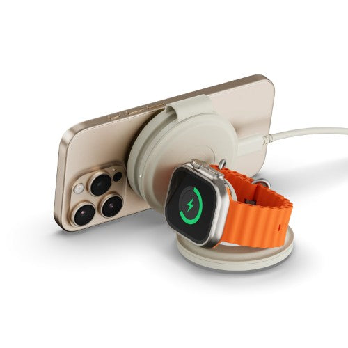 Satechi OntheGo 3-in-1 Headset, Smartphone, Smartwatch White USB Wireless charging Fast charging Indoor