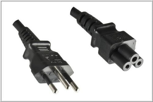 Microconnect PE010818BRAZIL power cable Black 1.8 m Power plug type N C5 coupler