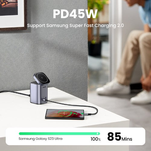 Ugreen 15169 mobile device charger Mobile phone AC, USB Indoor