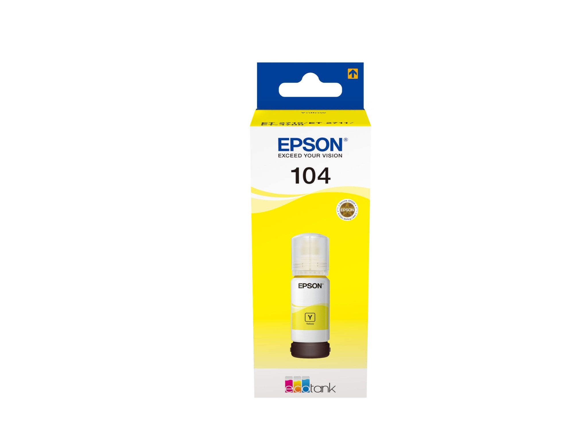 Epson C13T00P440/104 Ink bottle yellow, 7.5K pages 65ml for Epson ET-2710/2810