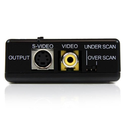 StarTech.com High Resolution VGA to Composite (RCA) or S-Video Converter - PC to TV