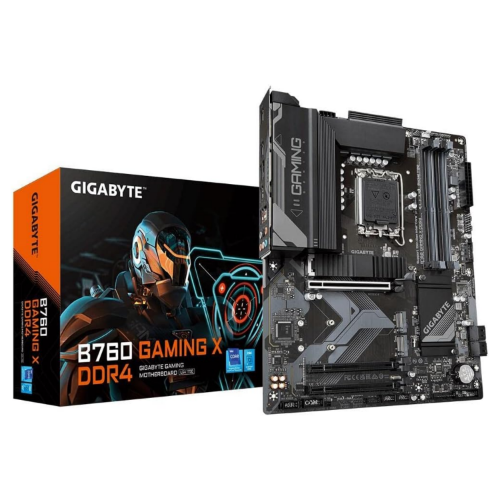 GIGABYTE B760 GAMING X DDR4 Motherboard - Supports Intel Core 14th Gen CPUs, 8+1+1 Phases Digital VRM, up to 5333MHz DDR4 (OC), 3xPCIe 4.0 M.2, 2.5GbE LAN, USB 3.2 Gen 2