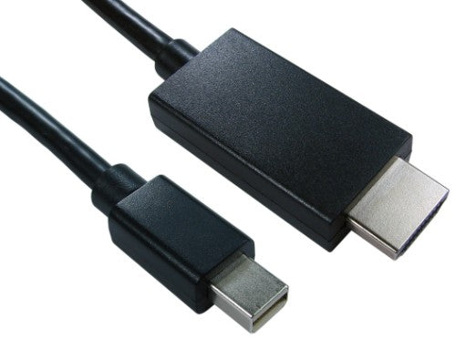 Cables Direct Mini DP/HDMI 2m Mini DisplayPort Black
