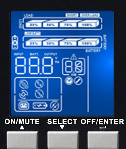 Infosec E3 Pro 1000 RT uninterruptible power supply (UPS) Double-conversion (Online) 1 kVA 900 W 3 AC outlet(s)