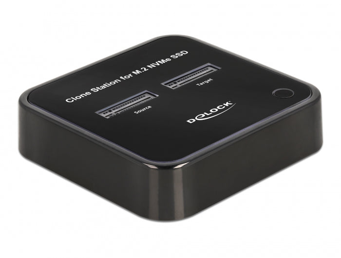 DeLOCK M.2 Docking Station for 2 x M.2 NVMe PCIe SSD with Clone function