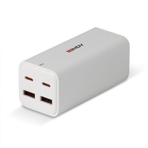 Lindy 100W 4-Port USB Type A & C GaN Charger