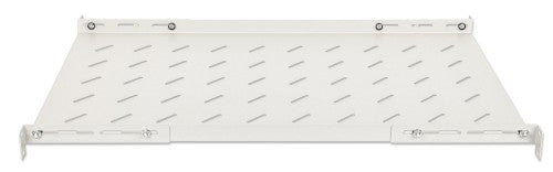 Intellinet 19" Fixed Shelf (adjustable), 1U, 750mm shelf depth, 750 to 950mm adjustable rail depth, Max 20kg, Grey, Lifetime warranty