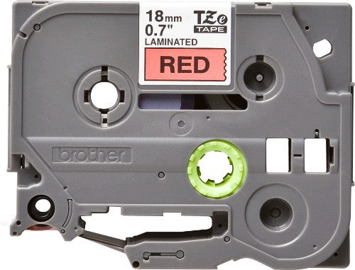 Brother TZE-441 DirectLabel black on red Laminat 18mm x 8m for Brother P-Touch TZ 3.5-18mm/36mm/6-18mm/6-24mm/6-36mm