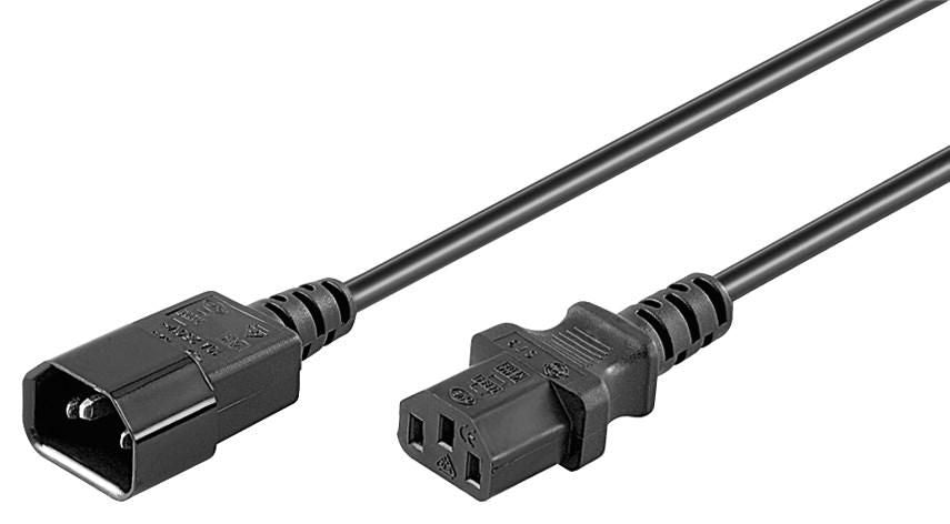 Microconnect PE040615 power cable Black 1.5 m C13 coupler C14 coupler