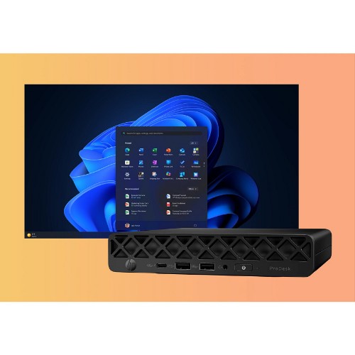 HP ProDesk 4 Mini G1i AI Intel Core Ultra 7 265T 24 GB DDR5-SDRAM 512 GB SSD Windows 11 Pro Mini PC AI PC Black