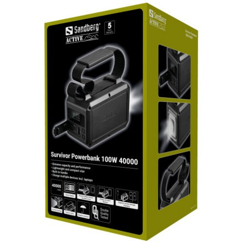 Sandberg Survivor Powerbank 100W 40000