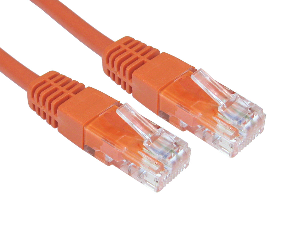 Cables Direct UTP CAT5e 2m networking cable Orange U/UTP (UTP)