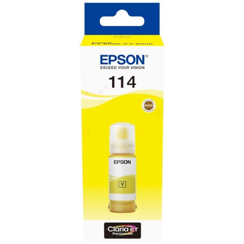 Epson C13T07B440/114 Ink bottle yellow, 6.7K pages 2300 Photos 70ml for Epson ET-8500