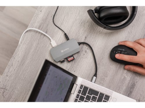 Sandberg USB-C 6in1 Travel Dock