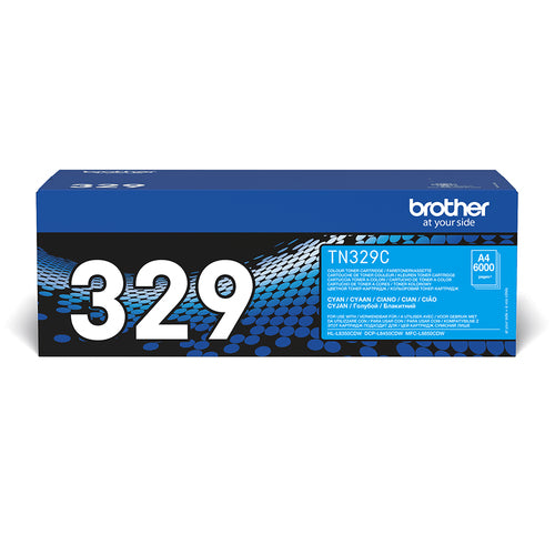 Brother TN-329C Toner-kit cyan extra High-Capacity, 6K pages ISO/IEC 19798 for Brother DCP-L 8450