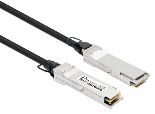 Intellinet 0.5m 40G QSFP+ Passive Direct Attach Copper Twinax Cable 30AWG MSA QSFP-H40G-CU50CM compatible