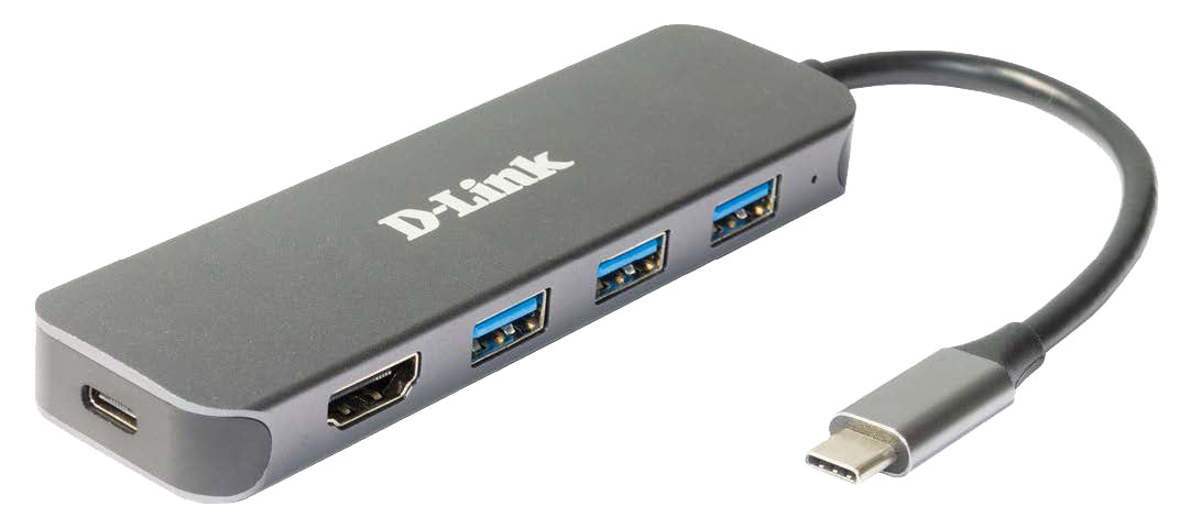 D-Link 5-in-1 USB-C Hub with HDMI/Power Delivery DUB-2333