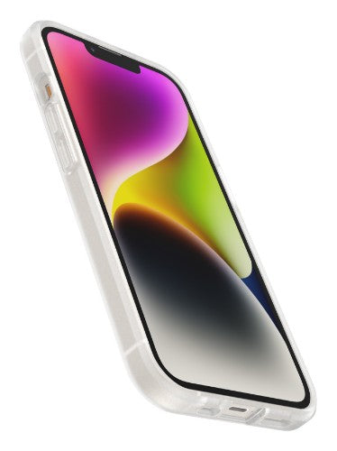 OtterBox React Case for iPhone 14, Shockproof, Drop proof, Ultra-Slim, Protective Thin Case, Tested to Military Standard, Antimicrobial Protection, Clear, No retail packaging
