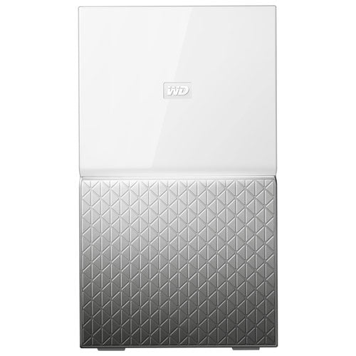 Western Digital MY CLOUD HOME Duo personal cloud storage device 6 TB Ethernet LAN Silver, White