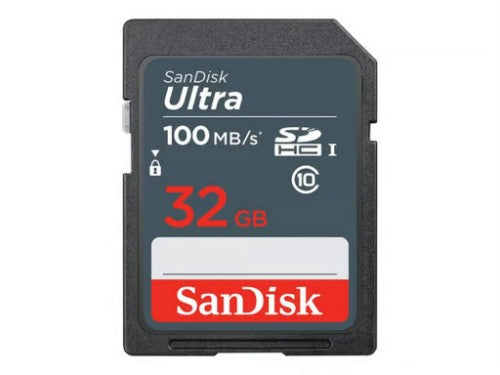 SanDisk Ultra 32GB SDHC Mem Card 100MB/s UHS-I Class 10
