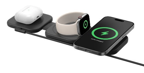 Belkin BoostCharge Pro Headphones, Smartphone, Smartwatch Black USB Wireless charging Fast charging Indoor