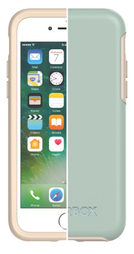 OtterBox Symmetry Series for Apple iPhone SE (2nd gen)/8/7, Muted Waters Blue