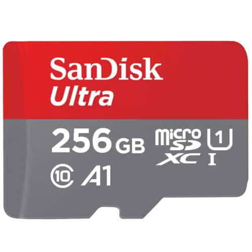 SanDisk Ultra 256 GB MicroSDXC UHS-I Class 10