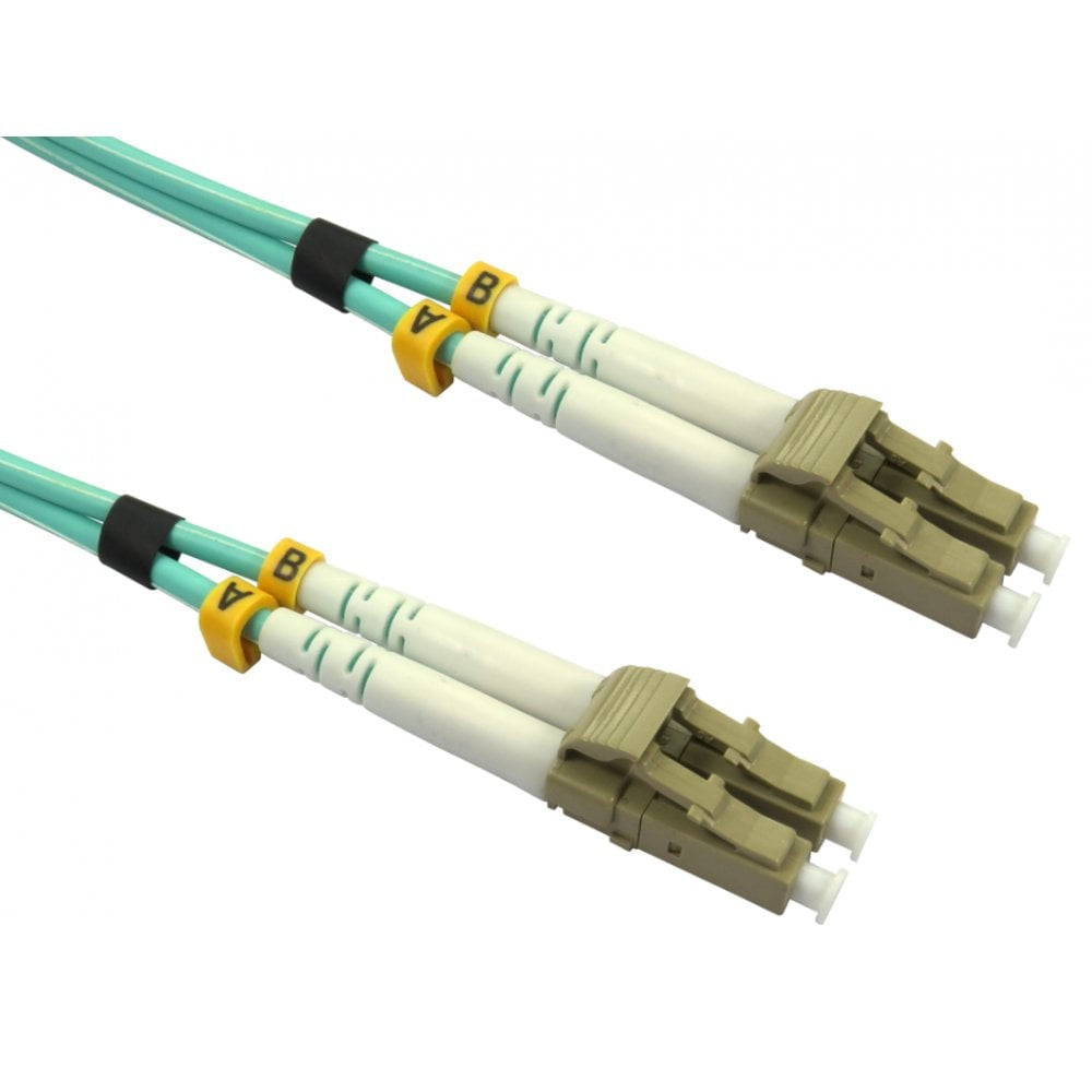 Cables Direct FB4M-LCLC-030D fibre optic cable 3 m LC OM4 Aqua colour