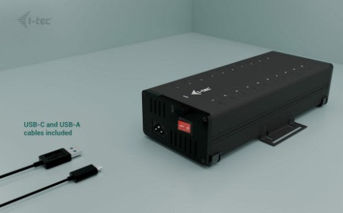 i-tec USB-C/USB-A Metal Charging + data HUB, 15W per port, 20x USB-C
