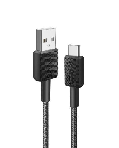 Anker USB-A to USB-C Braided Charging Cable 0.9 m, Black