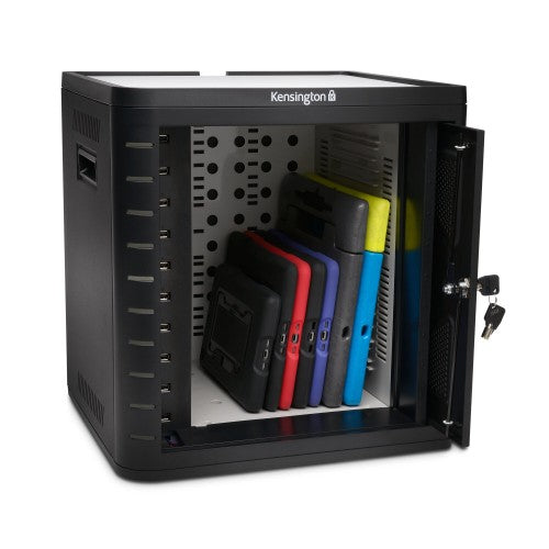 Kensington Charge & Sync Cabinet, Universal Tablet — Black
