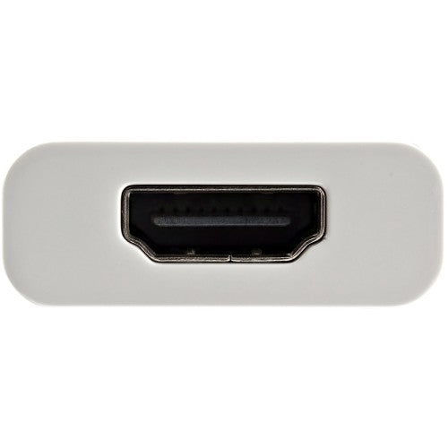 StarTech.com USB C to HDMI 2.0 Adapter with Power Delivery - 4K 60Hz USB Type-C to HDMI Display Video Converter - 60W PD Pass-Through Charging Port - Thunderbolt 3 Compatible - White