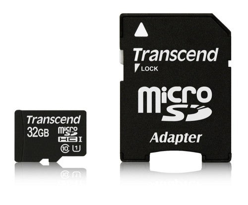 Transcend microSDXC/SDHC Class 10 UHS-I 32GB with Adapter