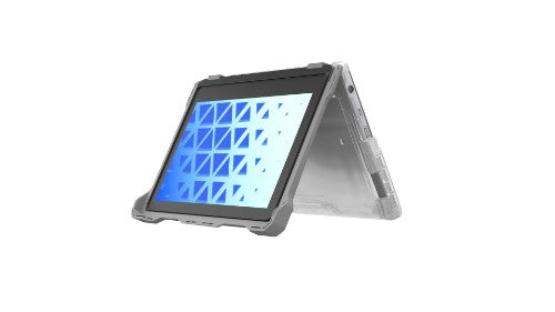 MAXCases Extreme Shell-F Slide Case (ESL bottom panel) for Dell 3120 & 3140 Windows Clamshell & Convertible 2:1 11.6" (Gray/Clear)