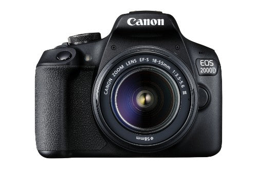 Canon EOS 2000D BK 18-55 IS + SB130 +16GB EU26 SLR Camera Kit 24.1 MP CMOS 6000 x 4000 pixels Black