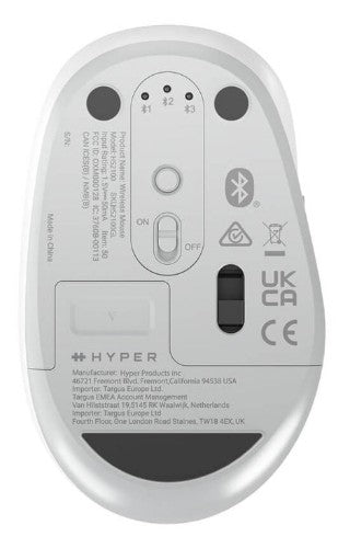HYPER HS2100GL mouse Universal Right-hand Bluetooth 2400 DPI
