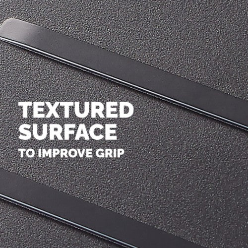 Fellowes Foot Rest Under Desk - Office Suites Under Desk Foot Rest Ergonomic Foot Rest with 3 Height Adjustable Positions & Antibacterial Technology - Foot Rest Stool for Office & Home - Black