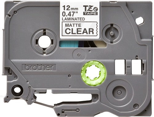 Brother TZE-M31 DirectLabel black on matt Transparent Laminat 12mm x 8m for Brother P-Touch TZ 3.5-18mm/6-12mm/6-18mm/6-24mm/6-36mm