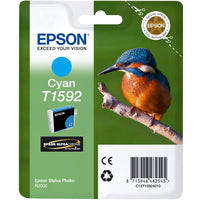 Epson C13T15924010/T1592 Ink cartridge cyan 17ml for Epson Stylus Photo R 2000