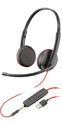 HP Poly Poly Blackwire 3225 Stereo USB-A Headset (Bulk)