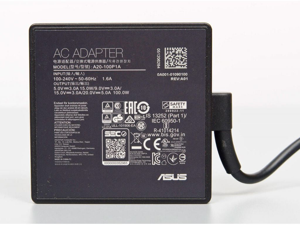 ASUS 0A001-01090100 power adapter/inverter Indoor 100 W Black