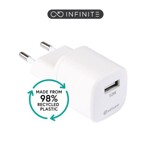 eSTUFF ES637001-BULK mobile device charger Smartphone White AC Indoor