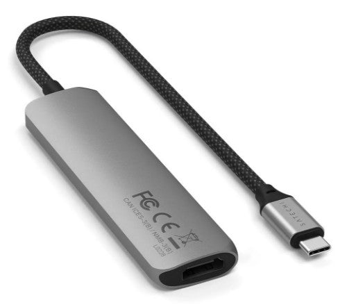 Satechi ST-P4SM interface hub USB Type-C 10000 Mbit/s Grey